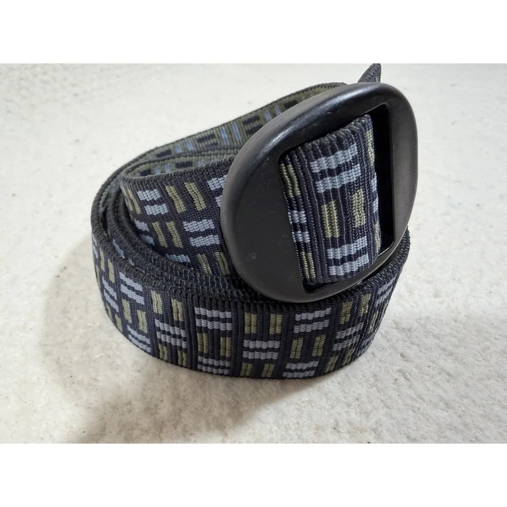 Mossimo Reversible Web Belt Geometric Pattern 1 Inch Casual‎ Streetwear